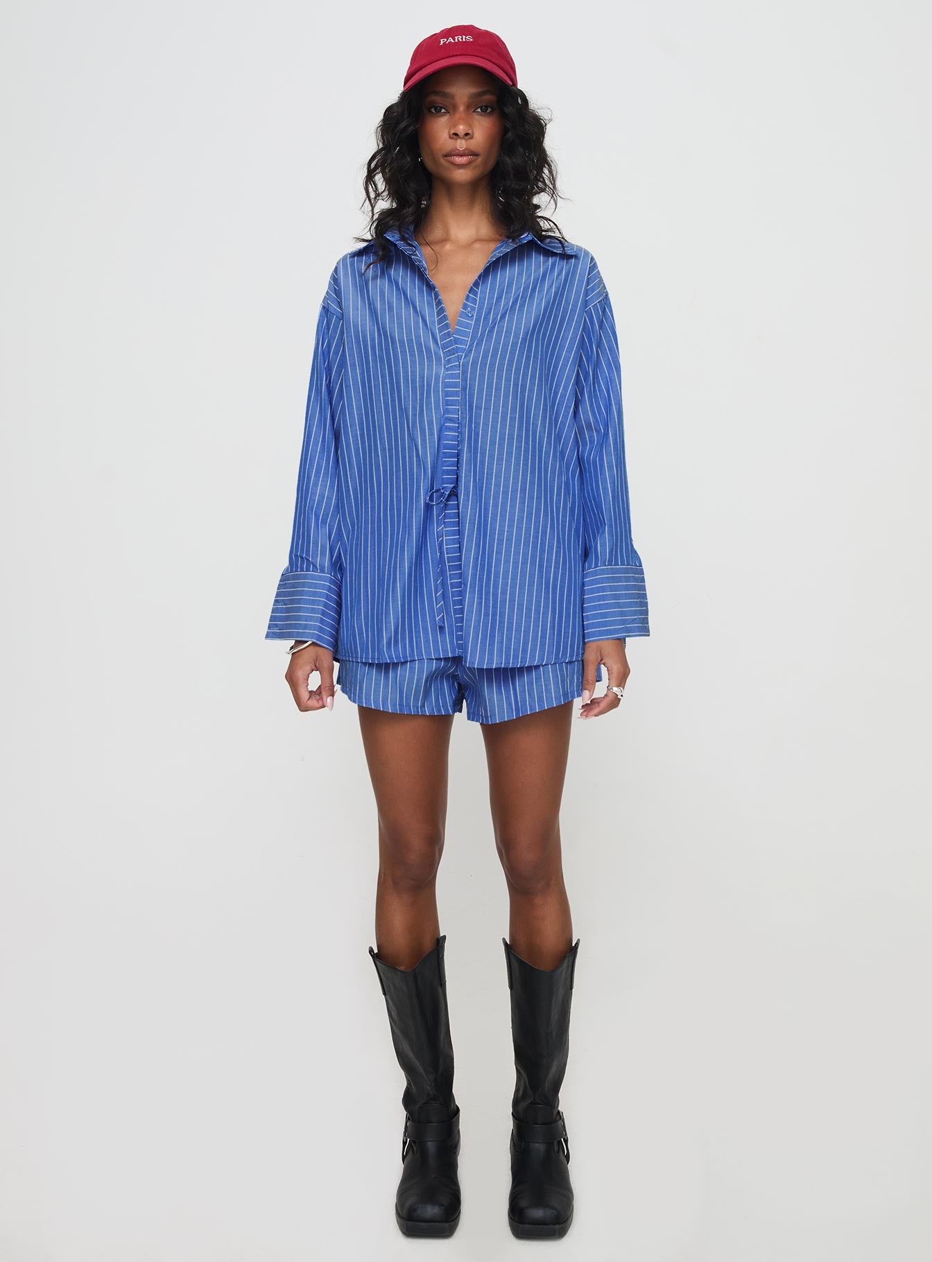 Jellie Set Blue Pinstripe - Image 9