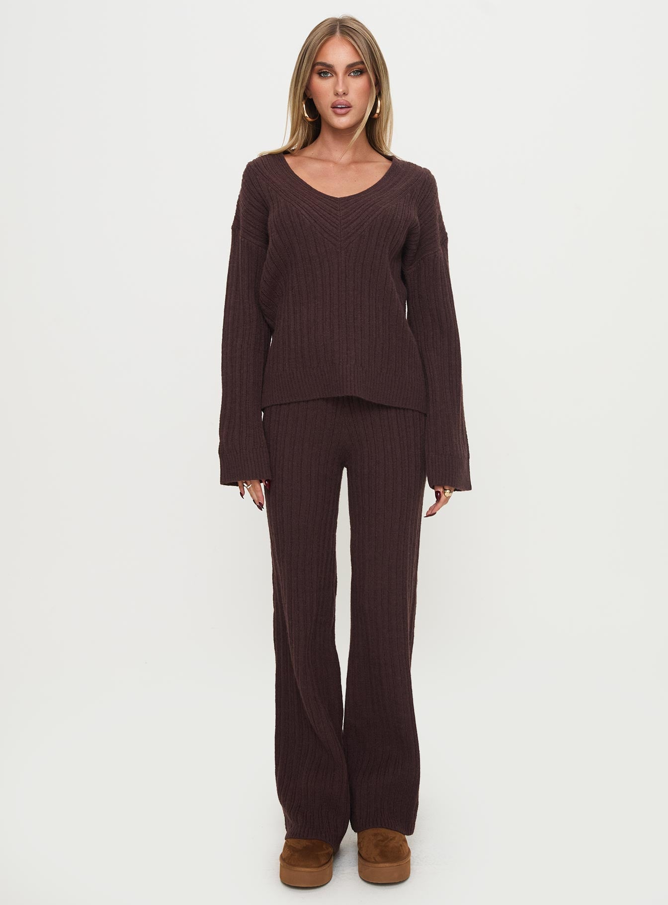 Pillows Knit Set Brown - Image 8