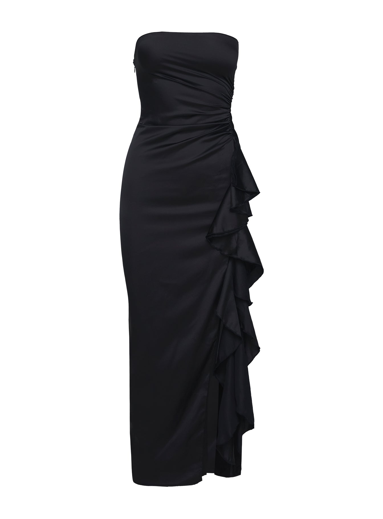 Callita Strapless Maxi Dress Black - Image 5