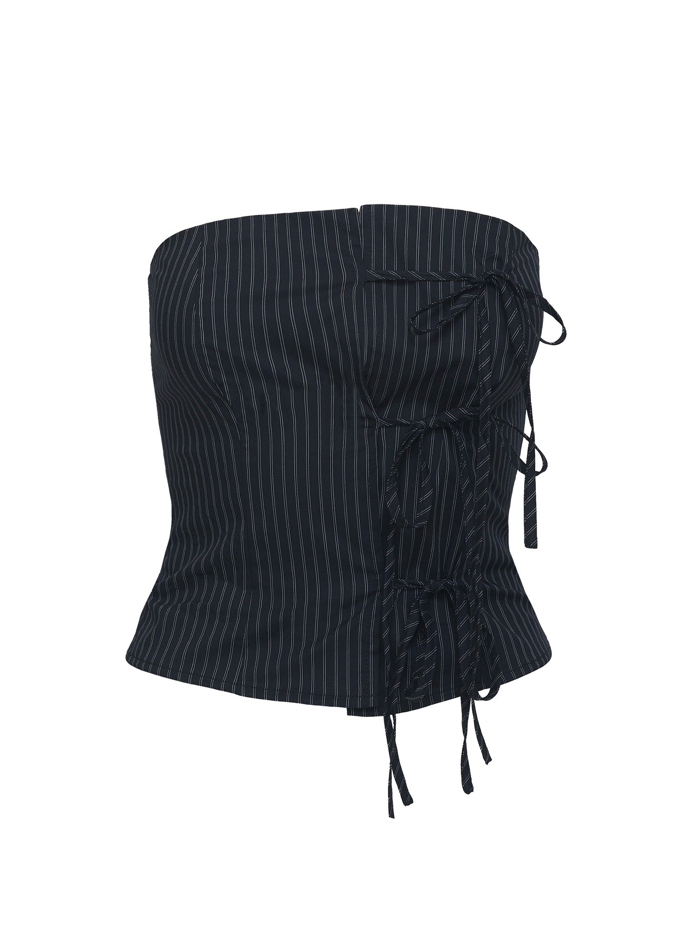Haraka Strapless Top Black Stripe - Image 5