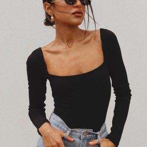 Charlotte Bodysuit Black