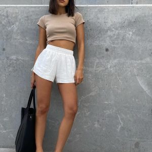 Beach House Shorts Off White