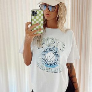 Quarterback Tee White