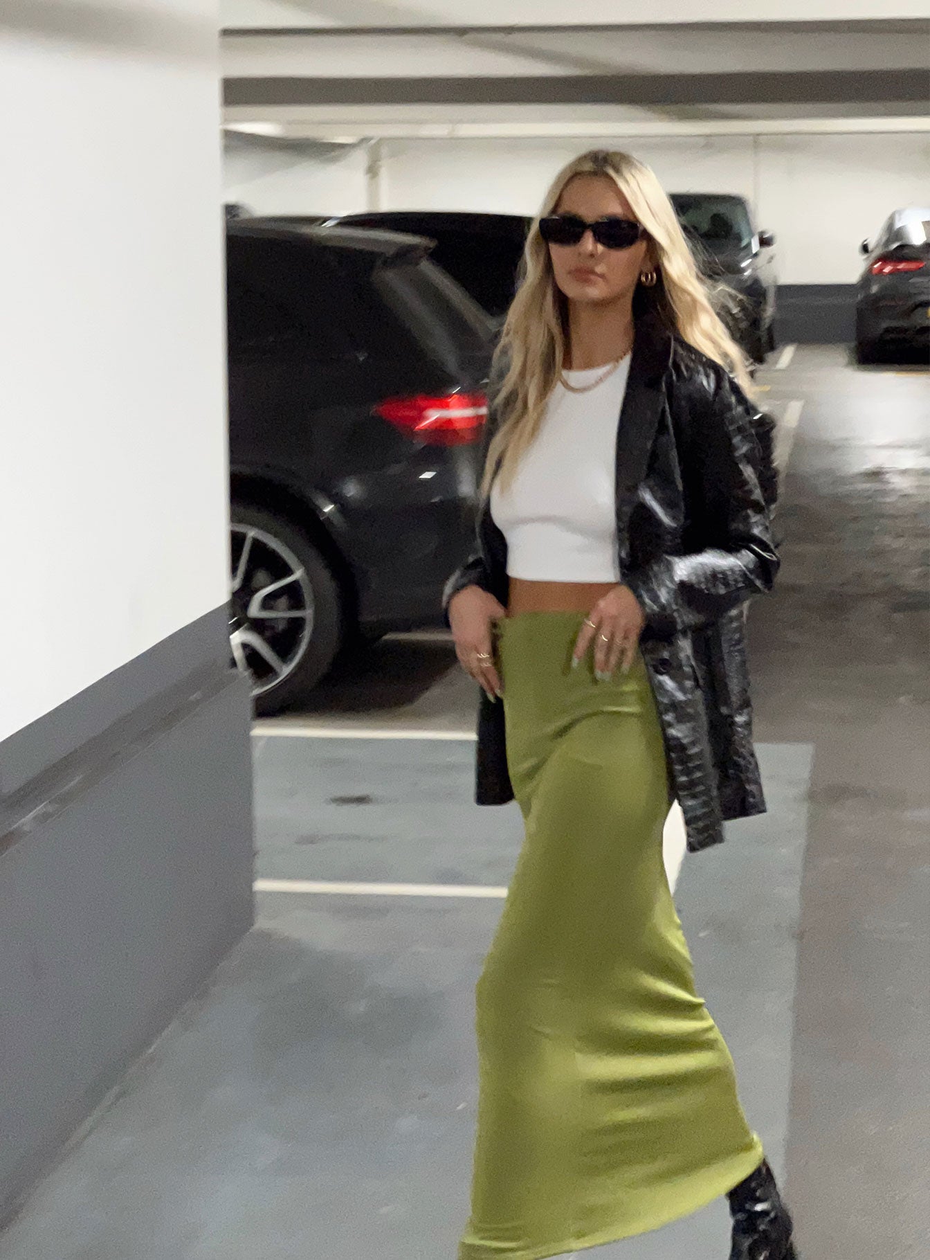 Harriette Maxi Skirt Green Lower Impact - Image 2