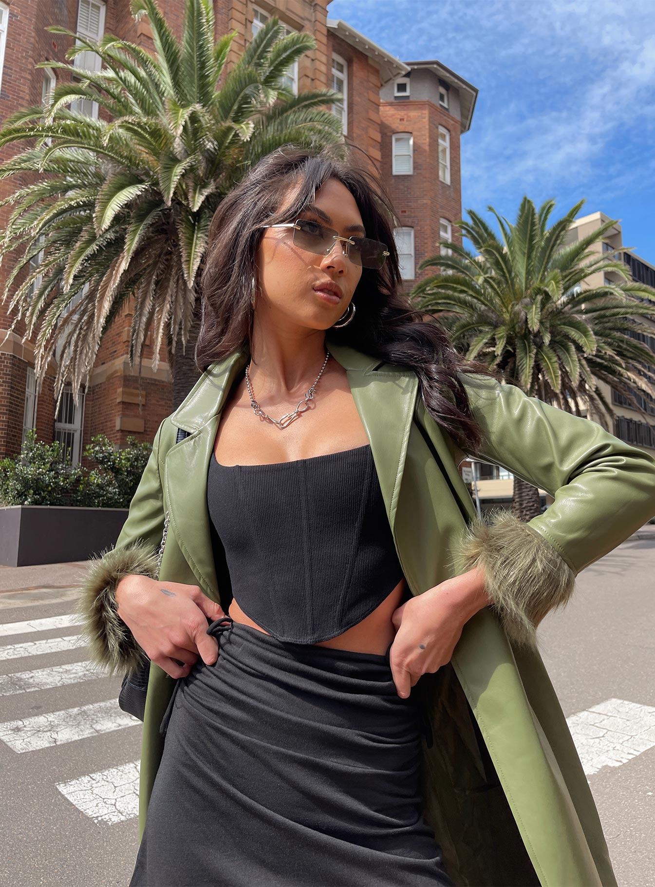 Kaeshia Rib Bustier Black - Image 8