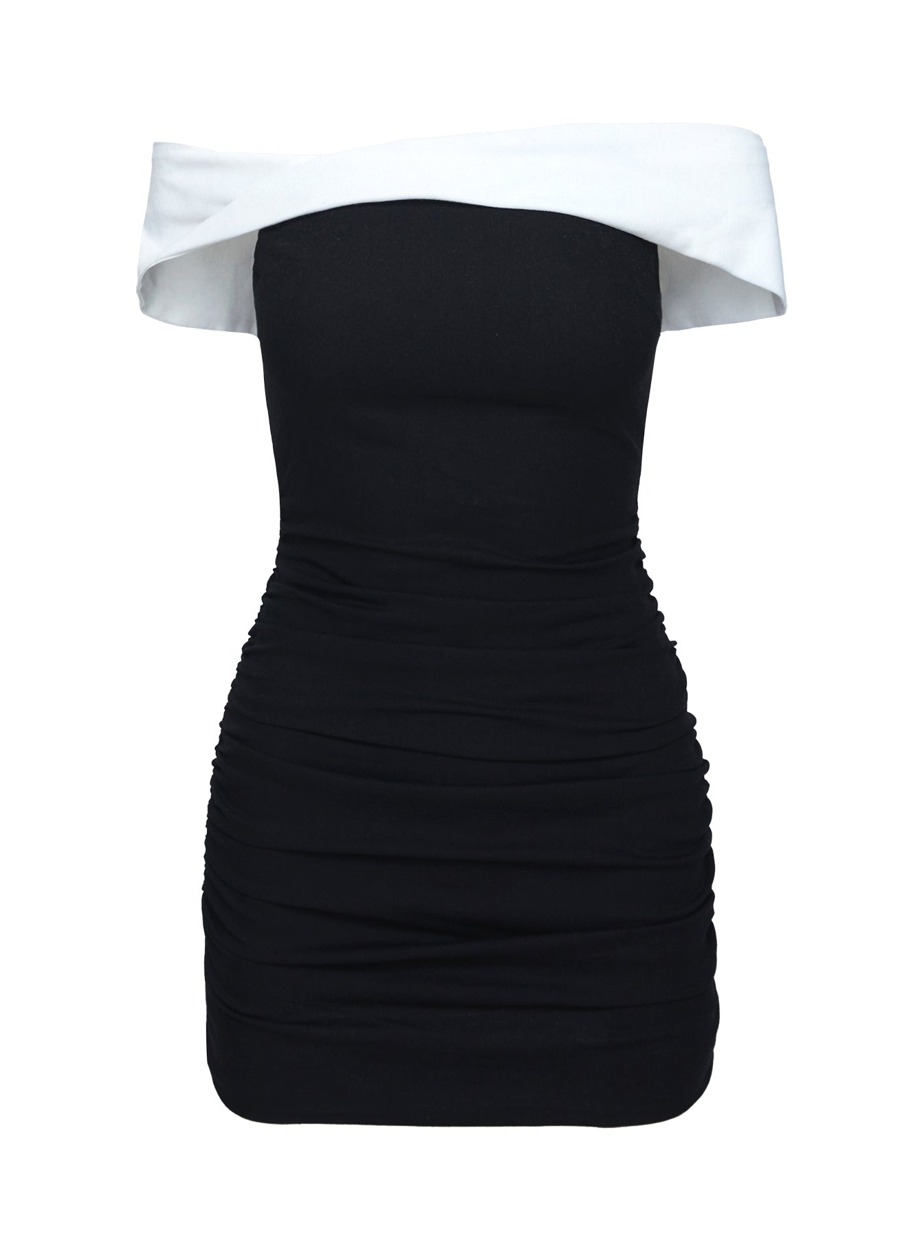 Marcia Mini Dress Black / White - Image 5