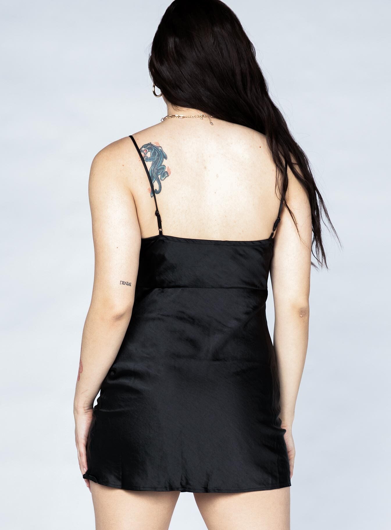 Maliha Mini Dress Black - Image 4