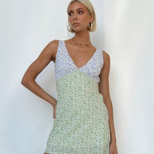 Nellie Mini Dress Two Tone Multi