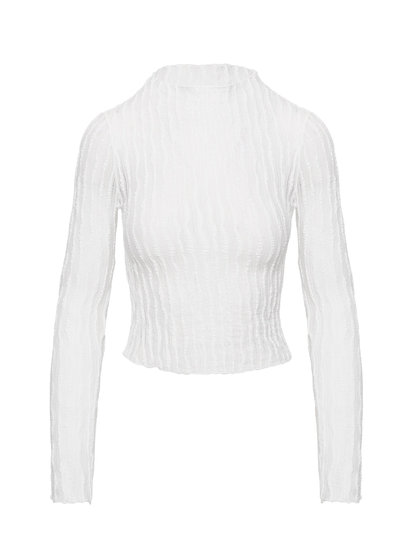 Padra Long Sleeve Top White - Image 5