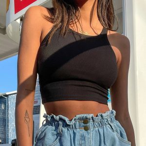 Wild Eyes Tank Top Black